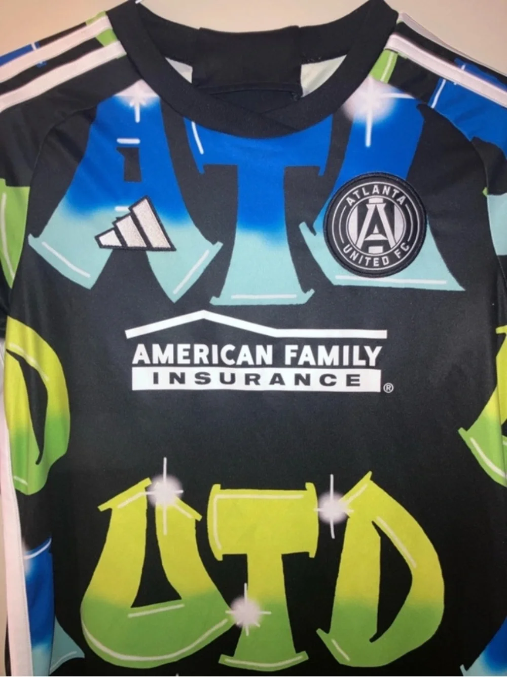 Adidas Atlanta United FC MLS Soccer 23/24 Aeroready Third Jersey Men's